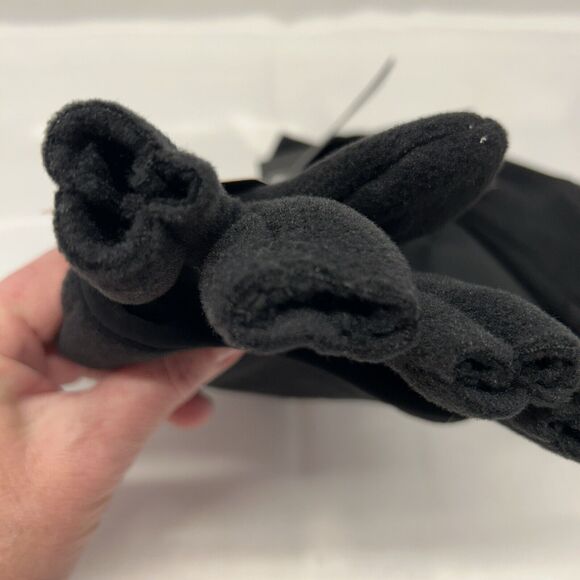 Polortec Classic 200 Black Fleece Fingerless Gloves Convertible Mittens 3-4 XL - Picture 3 of 6